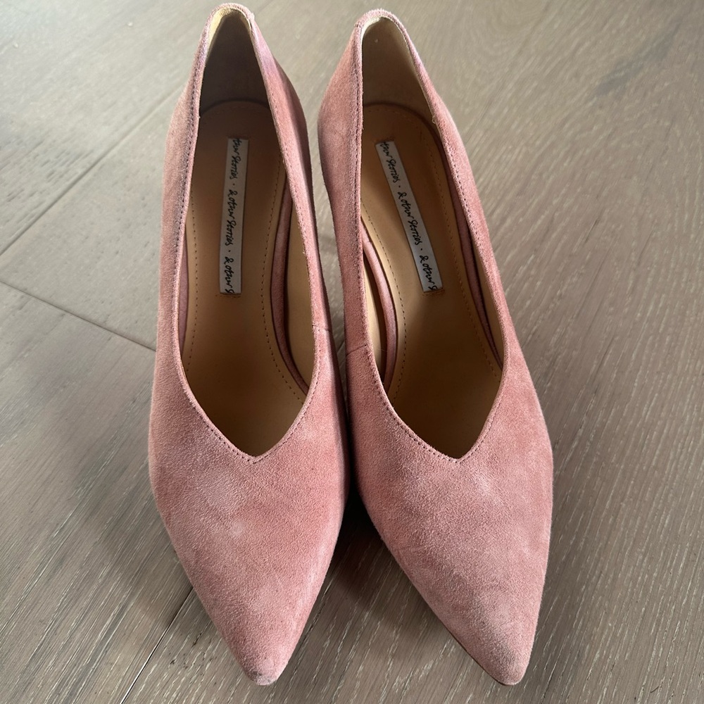 other stories Pink Suede Pumps